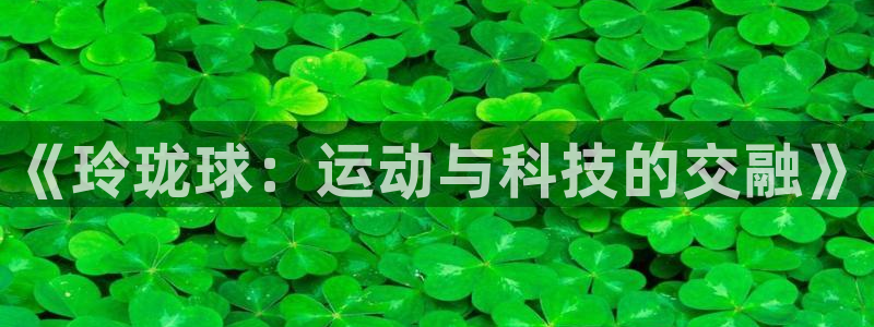 k1体育平台下载：《玲珑球：运动与科技的交融》